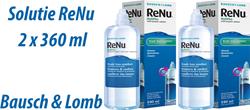 Solutie lentile de contact Renu 360 ml X 2 - eOptica