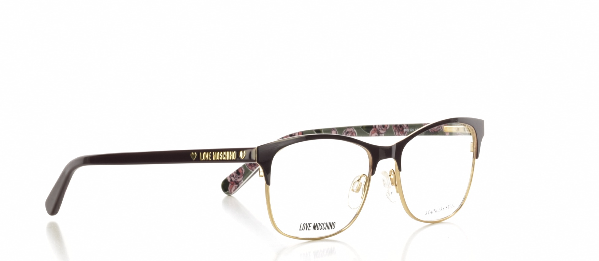 Rama ochelari vedere Love Moschino