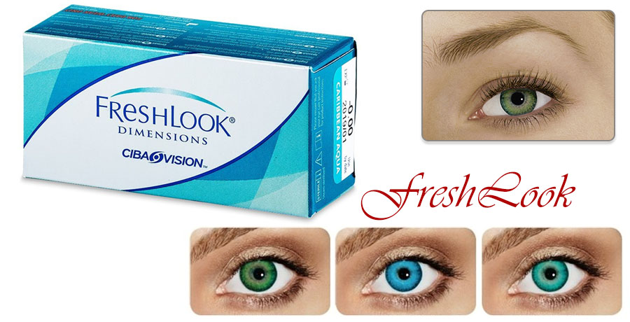 FreshLook Dimensions Verde Deschis