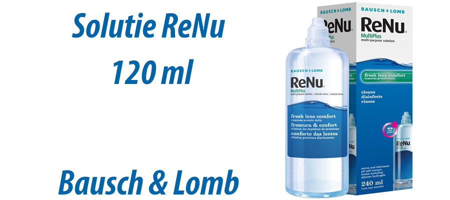 Solutie lentile de contact Renu 120 ml